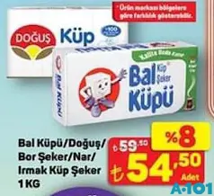 KÜP ŞEKER 1 KG fiyat ve kampanya bilgisi